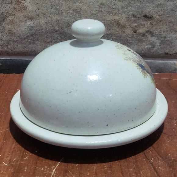Ceramic Domed Butter Dish Chicken and Chick Farm Animal Motif - Picture 9 of 10